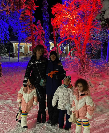 Hình ảnh mới nhất của bạn gái Georgina Rodriguez và các con của Ronaldo