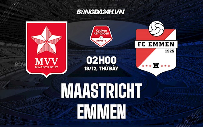 Soi kèo Maastricht vs Emmen Hạng 2 Hà Lan