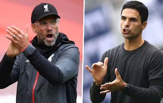Klopp và Arteta lần đầu có chung quan điểm