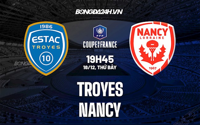 Soi kèo Troyes vs Nancy Cúp QG Pháp 2021/22 Soi kèo Troyes vs Nancy Cúp QG Pháp 2021/22