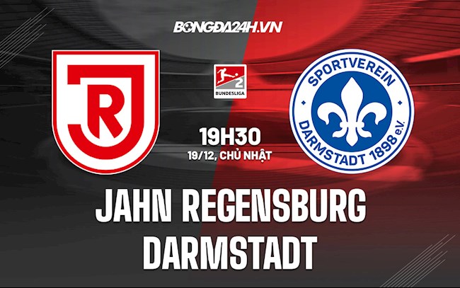 Nhận định Jahn Regensburg vs Darmstadt 19h30 ngày 19/12 (Hạng 2 Đức 2021/22)