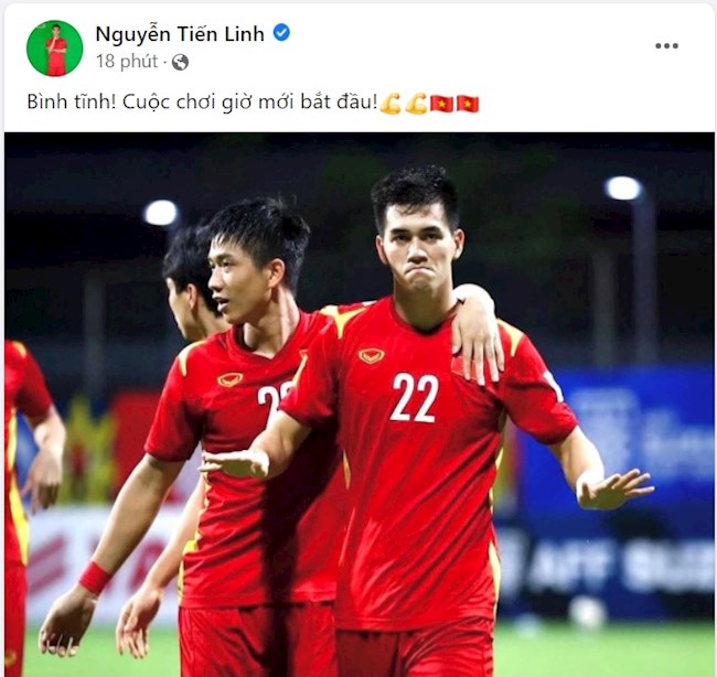 Tiến Linh lên giây cót tinh thần trước trận gặp Thái lan hình ảnh