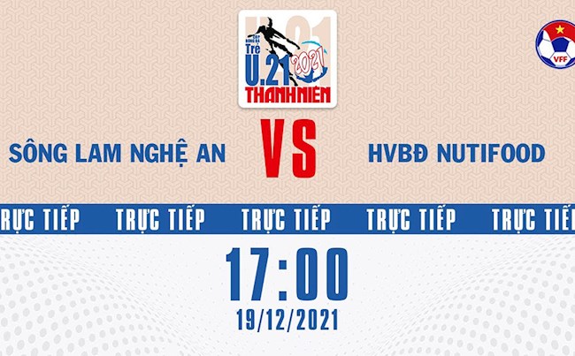 Trực tiếp bóng đá Việt Nam SLNA vs HV NutiFood U21 QG 2021 hình ảnh