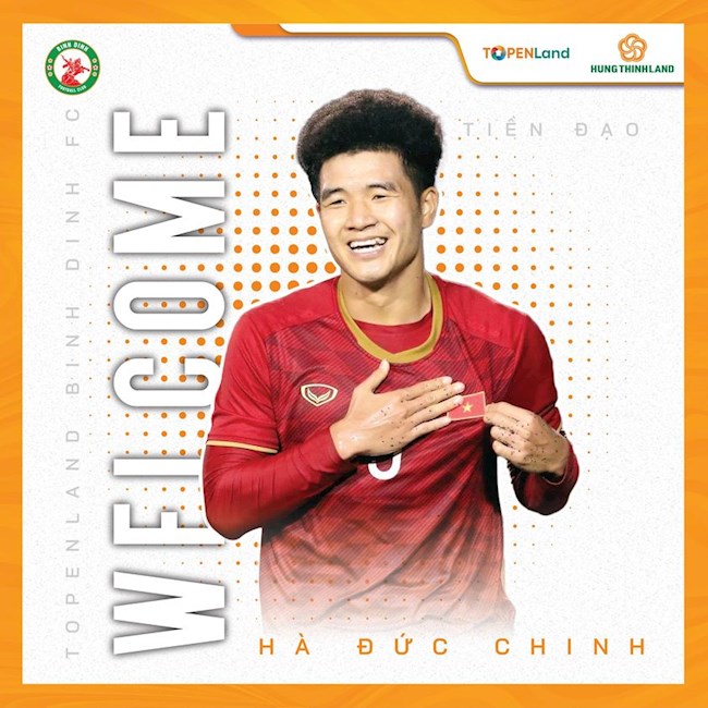 Topenland Bình Định ra mắt Hà Đức Chinh