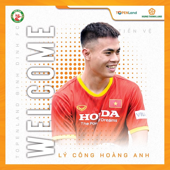 Topenland Bình Định ra mắt Lý Công Hoàng Anh