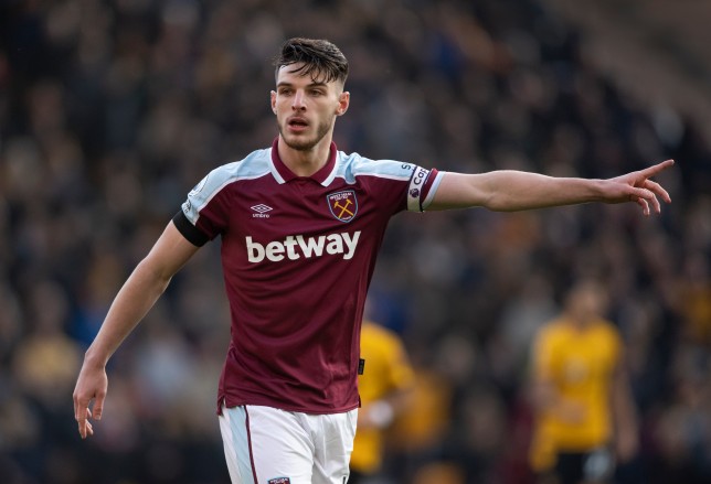 Declan Rice được nhiều đội bóng quan tâm