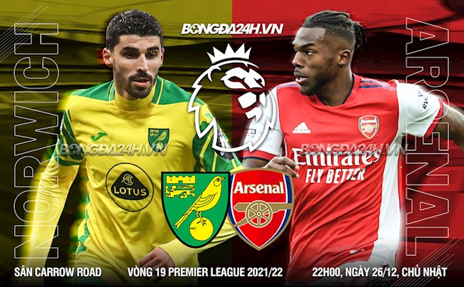 Nhận định Norwich vs Arsenal (22h ngày 26/12): Nối dài chuỗi trận ấn tượng