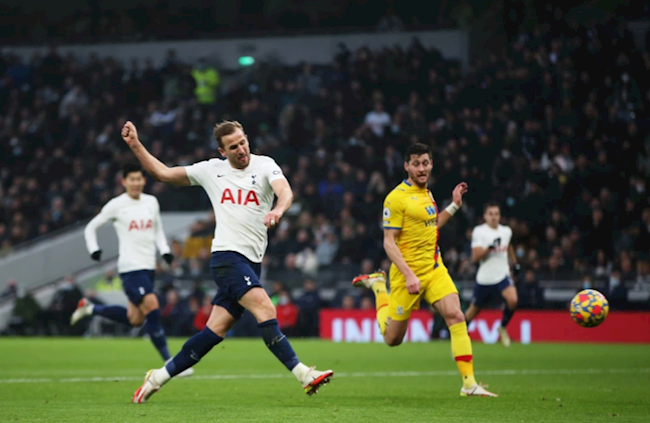 Harry Kane ghi bàn vào lưới Crystal Palace Harry Kane ghi bàn vào lưới Crystal Palace