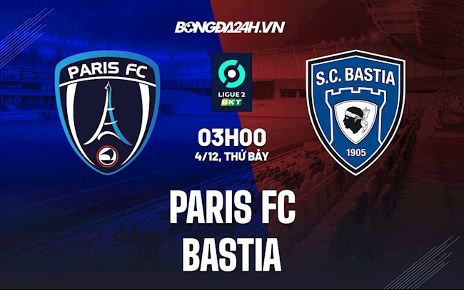 Nhận định bóng đá Paris FC vs Bastia
