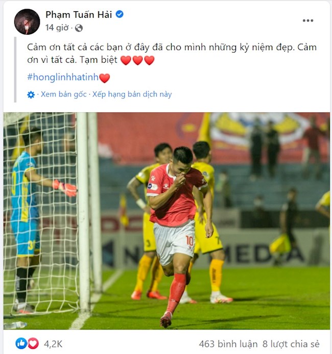 Phạm Tuấn Hải chia tay Hồng Lĩnh Hà Tĩnh Phạm Tuấn Hải chia tay Hồng Lĩnh Hà Tĩnh