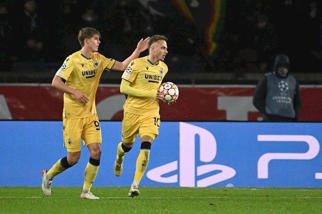 Club Brugge có được bàn danh dự