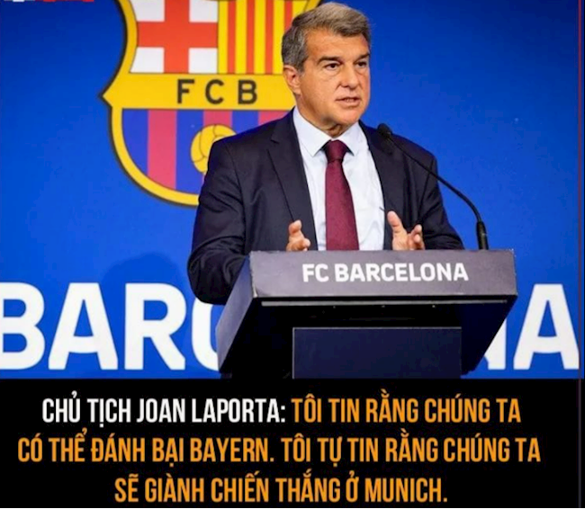 Phát biểu của Chủ tịch Barca trước trận được cộng đồng mạng đào lại Phát biểu của Chủ tịch Barca trước trận được cộng đồng mạng đào lại