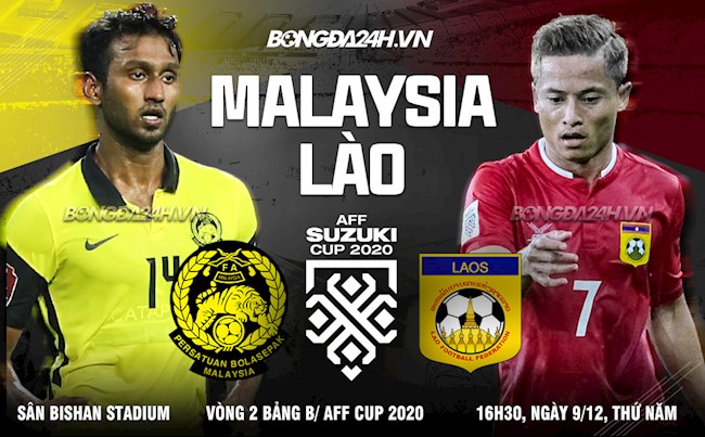Link xem trực tiếp bóng đá Malaysia vs Lào AFF Cup 2020 trên VTV6