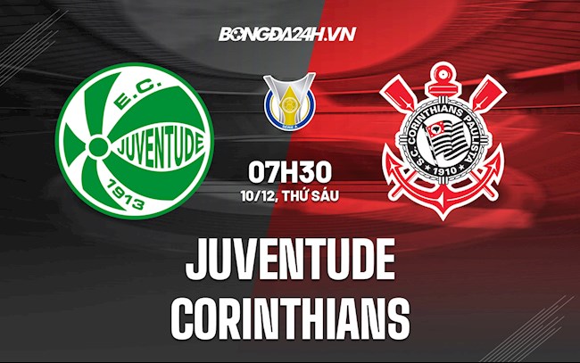 Nhận định Juventude vs Corinthians 7h30 ngày 10/12 (VĐQG Brazil 2021/22)