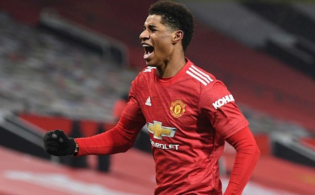 Tiền đạo Marcus Rashford đi vào lịch sử MU hình ảnh Tiền đạo Marcus Rashford đi vào lịch sử MU hình ảnh