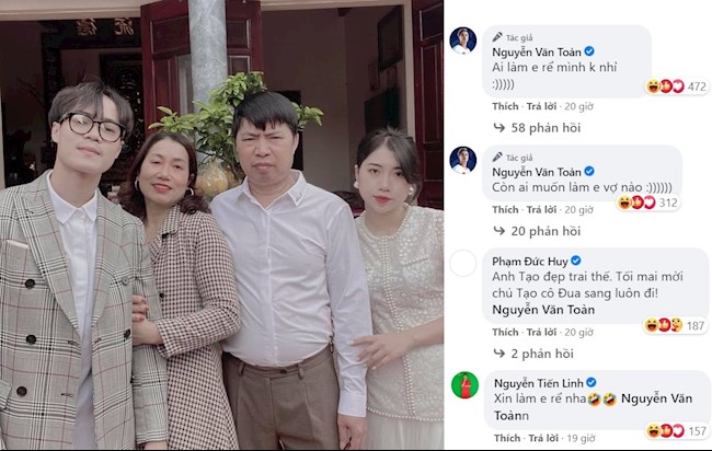 Về nhà ăn Tết, Văn Toàn không quên kén rể cho bố mẹ hình ảnh