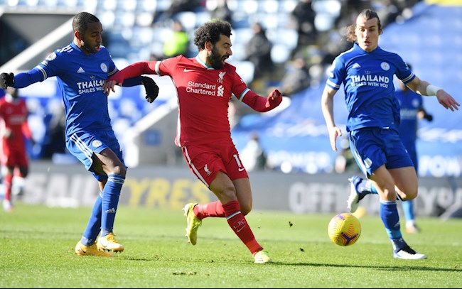 Hàng thủ Leicester đã chơi lăn xả để ngăn chặn hàng công của Liverpool
