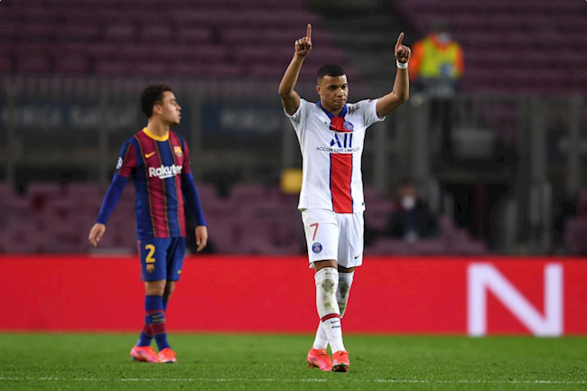 Mbappe gỡ hòa cho PSG sau pha xử lý đẳng cấp
