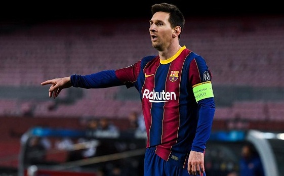 Barca nợ tiền đạo Lionel Messi một khoản tiền khổng lồ hình ảnh