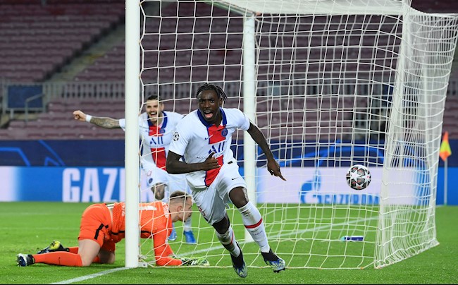 Moise Kean hạ sát Barca, Everton tranh thủ cắt cổ PSG hình ảnh