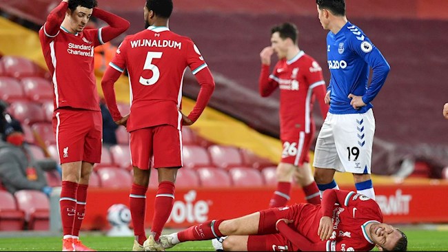 Những con số sau trận Liverpool 0-2 Everton hình ảnh