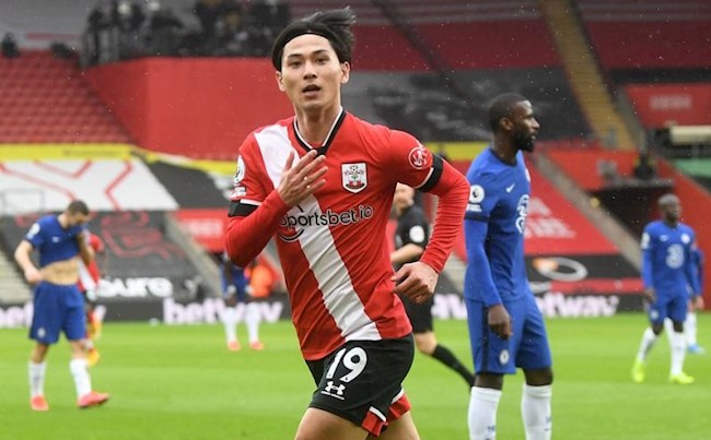 Minamino ghi ban Chelsea vs Southampton Minamino ghi ban Chelsea vs Southampton