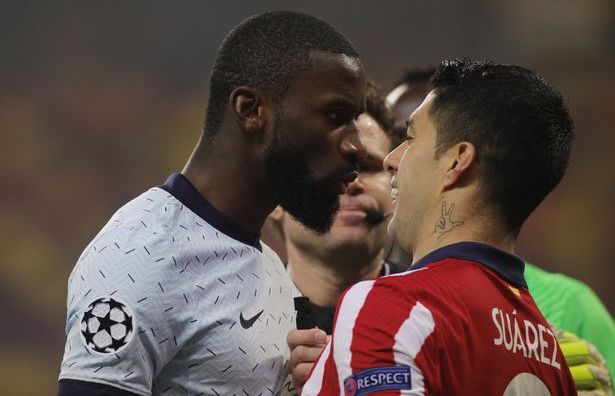 Atletico 0-1 Chelsea Suarez va Rudiger Atletico 0-1 Chelsea Suarez va Rudiger