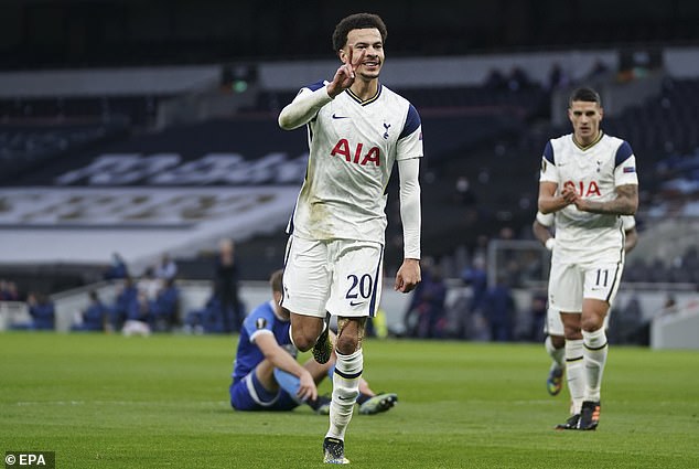 Tiền vệ Dele Alli lập siêu phẩm ở Europa League hình ảnh Tiền vệ Dele Alli lập siêu phẩm ở Europa League hình ảnh