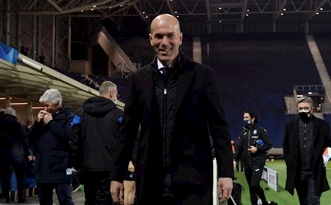 HLV Zidane mừng rỡ khi có lợi thế trước Atalanta hình ảnh
