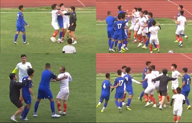 BIẾN CĂNG Nam Định và Phú Thọ ẩu đả quyết liệt khi đá giao hữu hình ảnh