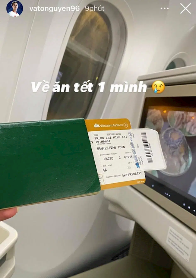 Không thể về Hải Dương, Văn Toàn ăn Tết ở Hà Nội hình ảnh