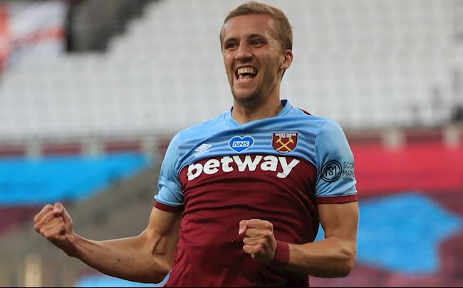 Tomas Soucek ghi tới 11 bàn cho West Ham ở NHA kể từ tháng 1 năm 2020