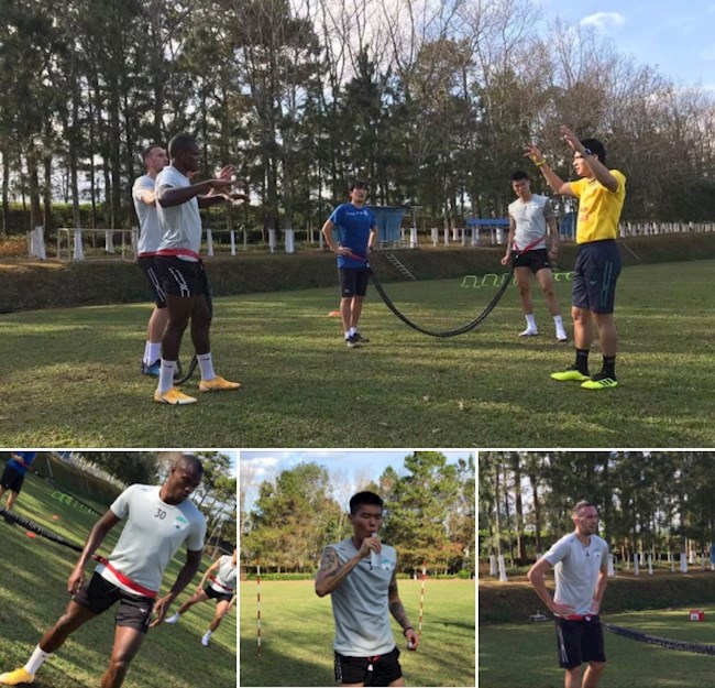 Không muốn bầu Đức buồn, các ông Tây HAGL vẫn miệt mài ra sân  hình ảnh