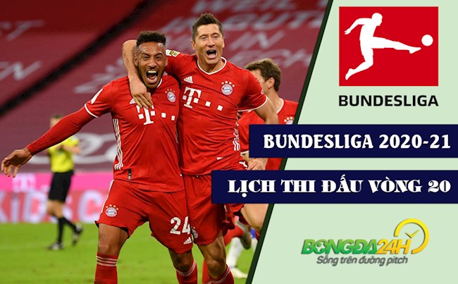 Lịch thi đấu và trực tiếp Bundesliga 20202021 vòng 20 hình ảnh