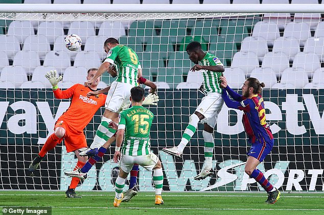Kết quả bóng đá Betis vs Barca trận đấu La Liga 202021 hình ảnh