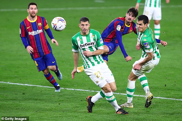 Kết quả bóng đá Betis vs Barca trận đấu La Liga 202021 hình ảnh