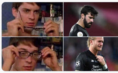 Alisson hóa Loris Karius trong ngày Liverpool thua thảm Man City