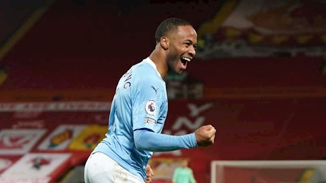 Xé lưới Liverpool, Sterling đạt thành tích sánh ngang Messi và Aguero
