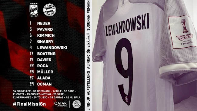 Bayern Munich tung ra sân đội hình mạnh