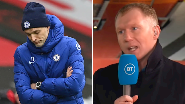 Paul Scholes phản ứng gay gắt với nhận định của HLV Thomas Tuchel hình ảnh