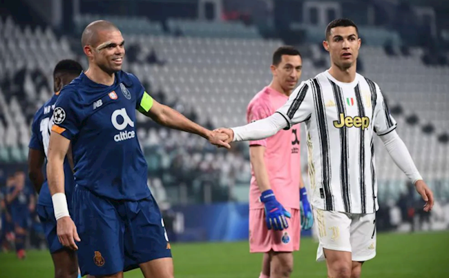 Porto vs Juventus Pepe Ronaldo Porto vs Juventus Pepe Ronaldo