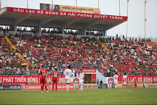 Trận Hải Phòng - Hà Nội có nguy cơ đá không khán giả hình ảnh