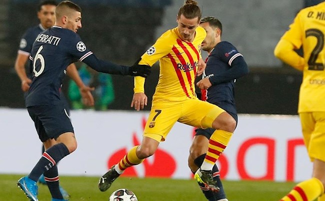 Antoine Griezmann Chúng tôi có thể ghi được 5 bàn trước PSG hình ảnh