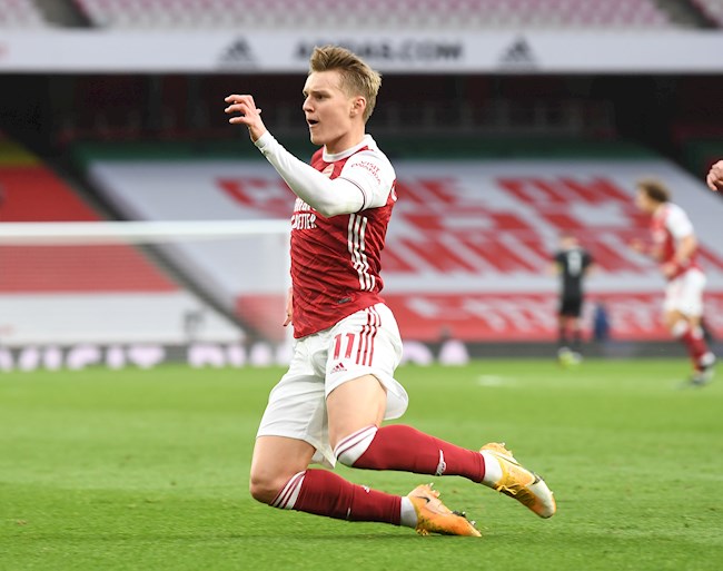 Odegaard drew with Arsenal