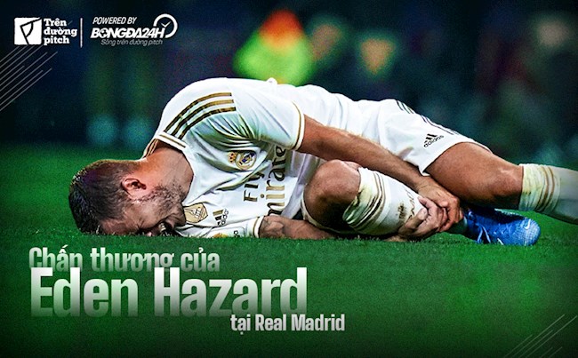 INFOGRAPHIC: Eden Hazard và danh sách chấn thương dài dằng dặc ở Real Madrid