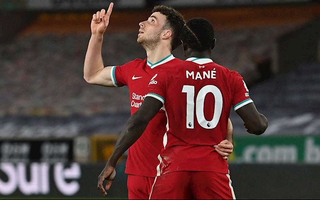 Video kết quả Wolves vs Liverpool: Diogo Jota lập công sau pha kiến tạp của Mane