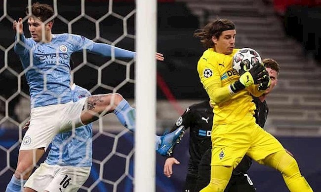 Gladbach không thể tạo ra bất ngờ trước đối thủ có sức mạnh vượt trội