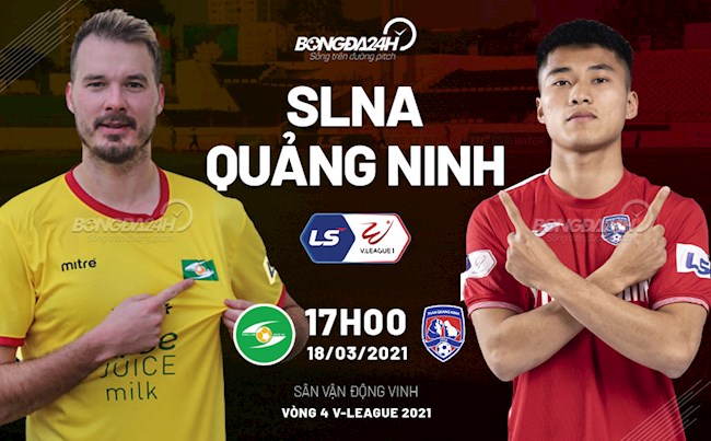 Trực tiếp bóng đá SLNA vs Quảng Ninh vòng 4 V-League 2021 17h00 ngày hôm nay 18/3