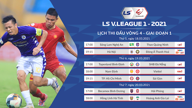 Trước vòng 4 V-League 2021 Cơ hội cho các chủ nhà hình ảnh