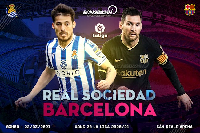 Nhận định bóng đá Sociedad vs Barca 3h00 ngày 22/3 (La Liga 2020/21)
